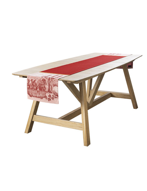 Chemin de table Festin coton Le Jacquard Français - 2 coloris