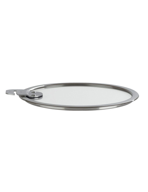Couvercle en verre avec inox Cristel Strate - 8 tailles