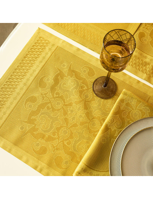 4 sets de table Palais Vénitien coton Le Jacquard Français - 3 coloris