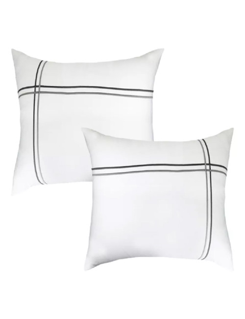 2 taies d'oreiller Palais Chic satin Garnier Thiebaut - 2 tailles