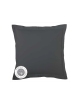 2 taies d'oreiller percale anthracite Tradilinge - 65x65cm