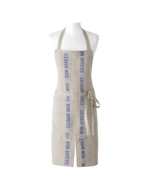 Tablier Charvet en 100% lin Bon Appétit Lin - 5 coloris