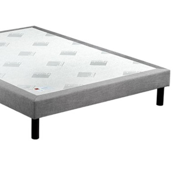 Sommier EPEDA Noyer Origines confort ferme lattes massives - 17 tailles 15 coloris