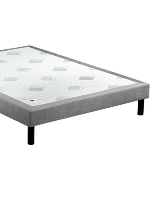 Sommier EPEDA Noyer Origines confort ferme lattes massives - 17 tailles 15 coloris
