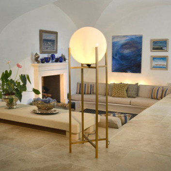 Lampadaire en laiton LD88 Casadisagne - 2 coloris