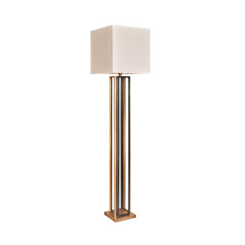 Lampadaire en laiton LD199 Casadisagne bi-colore doré noir