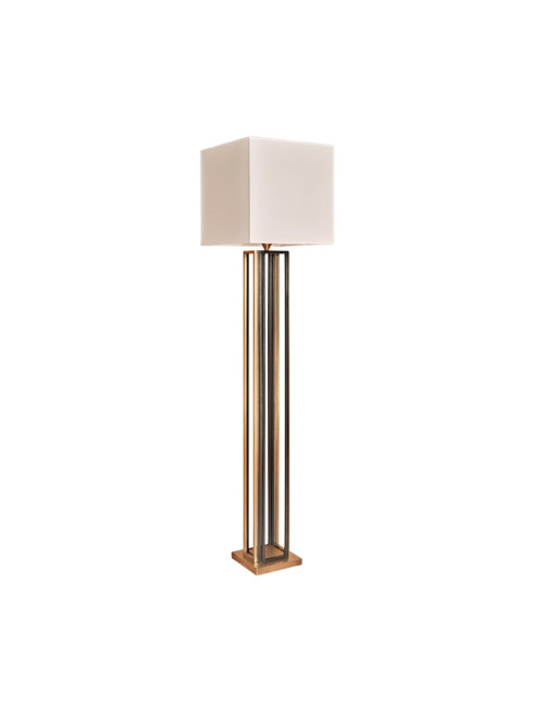 Lampadaire en laiton LD199 Casadisagne bi-colore doré noir