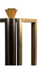 Lampadaire en laiton LD199 Casadisagne bi-colore doré noir