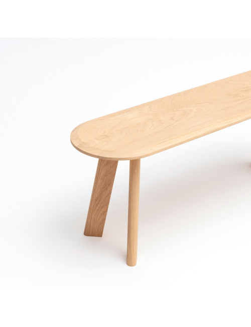 Banc Parati Drugeot Manufacture chêne massif - 2 teintes 3 tailles