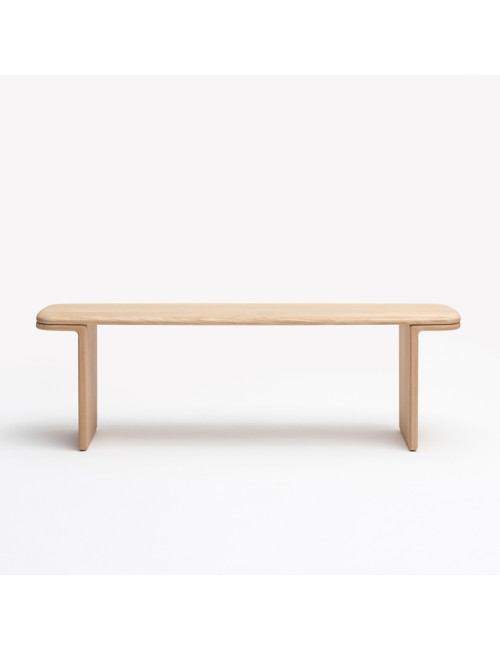 Banc Téhème Drugeot Manufacture chêne massif - 2 teintes 3 tailles