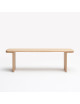 Banc Téhème Drugeot Manufacture chêne massif - 2 teintes 3 tailles