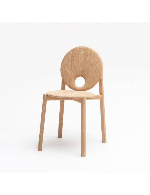 Chaise Hélio Drugeot Manufacture chêne massif - 4 modèles 2 finitions