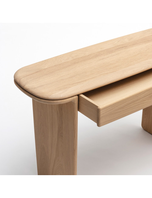 Bureau Téhème Drugeot Manufacture chêne massif - 2 finitions