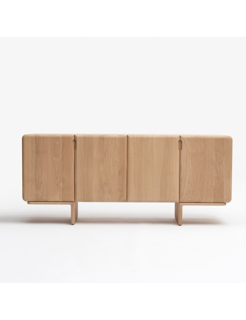 Buffet 4 portes Téhème Drugeot Manufacture chêne massif - 2 finitions