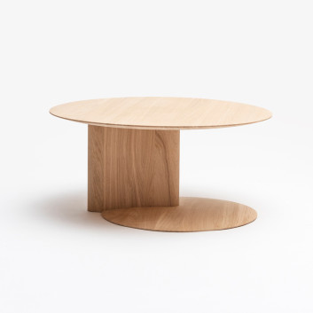 Table basse Essephe Drugeot Manufacture chêne massif - 2 finitions