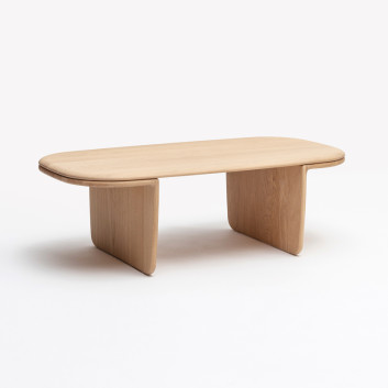 Table basse Téhème Drugeot Manufacture chêne massif - 2 finitions