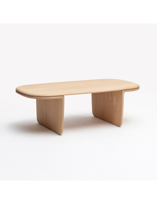 Table basse Téhème Drugeot Manufacture chêne massif - 2 finitions