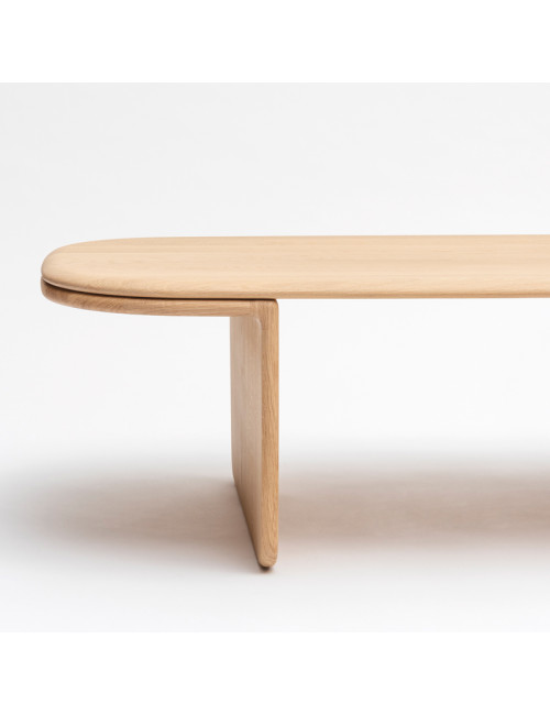 Table basse Téhème Drugeot Manufacture chêne massif - 2 finitions