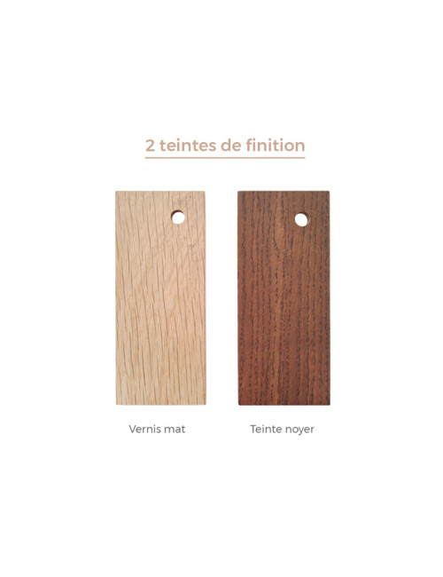Table à manger Farfalla ronde Drugeot Manufacture chêne massif - 2 finitions