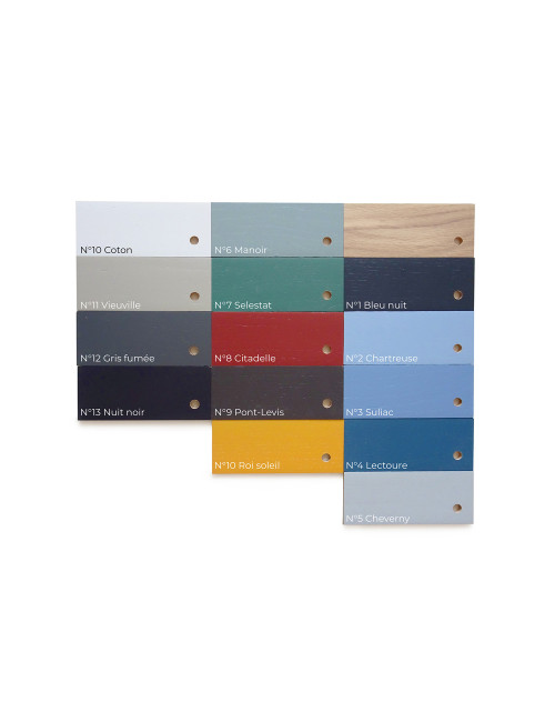 Table basse Parati Drugeot Manufacture chêne massif - 2 finitions 14 coloris