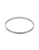 Cercle à tarte haut en inox bords roulés GOBEL - 2 tailles