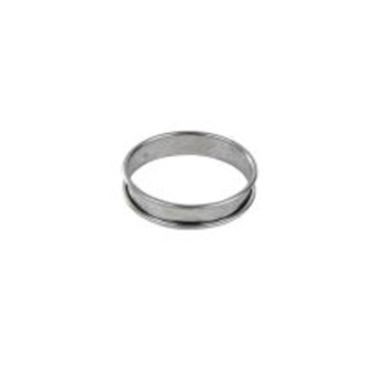 Cercle à tarte en inox bords roulés GOBEL - 3 tailles