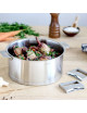 Faitout Cristel Strate en inox amovible - 3 tailles