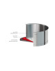 Faitout Cristel Strate en inox amovible - 3 tailles