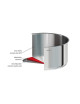 Batterie Cristel Mutine 3 casseroles amovibles 16, 18 et 20cm