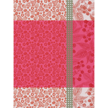 Torchon Cueillette d'été Le Jacquard Français en coton - 3 coloris