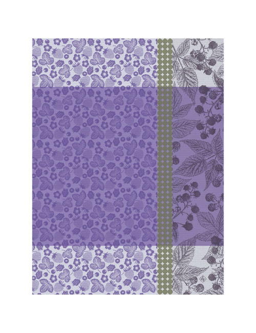 Torchon Cueillette d'été Le Jacquard Français en coton - 3 coloris