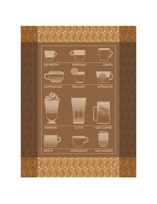 Torchon Barista Le Jacquard Français en coton - 3 coloris