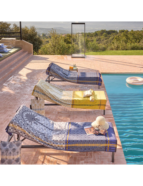 Drap de plage Palmeraie coton Le Jacquard Français - 2 coloris