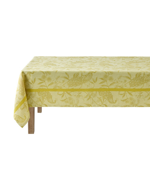 Nappe À l'orangerie en lin Le Jacquard Français - 3 coloris 4 tailles