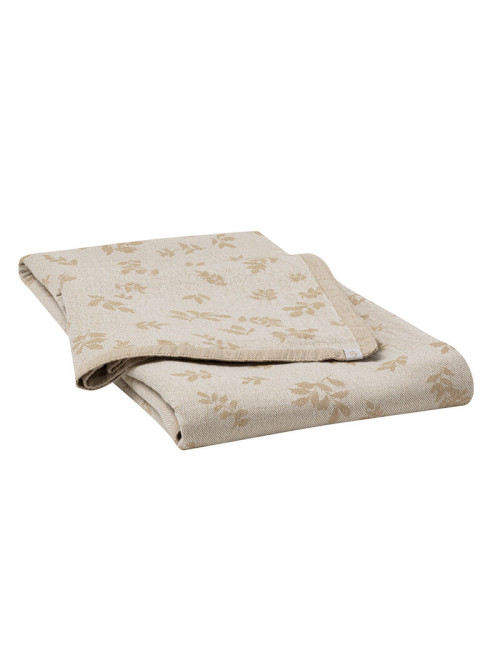 Plaid Jeté Feuillage coton Le Jacquard Français - 3 coloris
