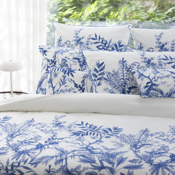 2 taies d'oreiller Jardin d'Eden Le Jacquard Français coton - 2 coloris 2 dimensions