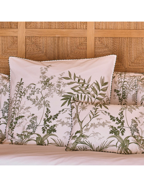 2 taies d'oreiller Jardin d'Eden Le Jacquard Français coton - 2 coloris 2 dimensions