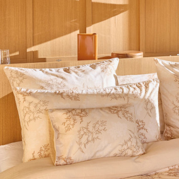 2 taies d'oreiller Champêtre Le Jacquard Français coton - 2 dimensions