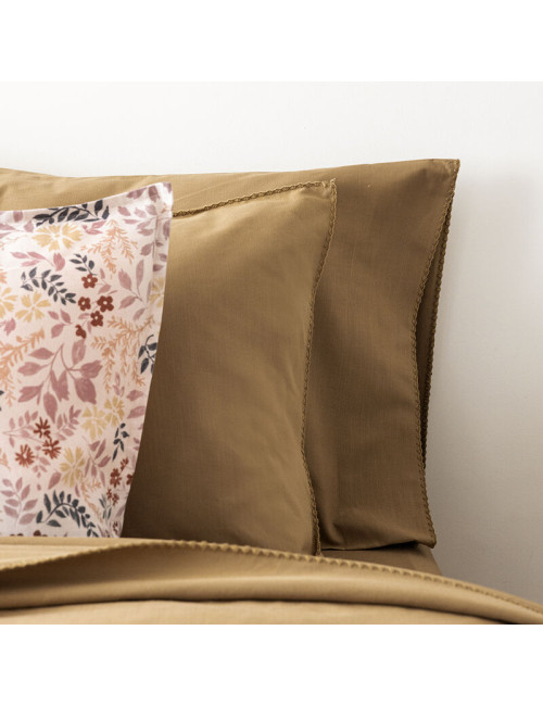 2 taies d'oreiller Eclat Le Jacquard Français coton - 3 coloris 2 dimensions
