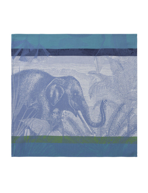 4 serviettes de table Sinharâja coton Le Jacquard Français - 3 coloris