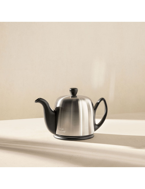 Théière Salam Degrenne Inox Noir 8 tasses
