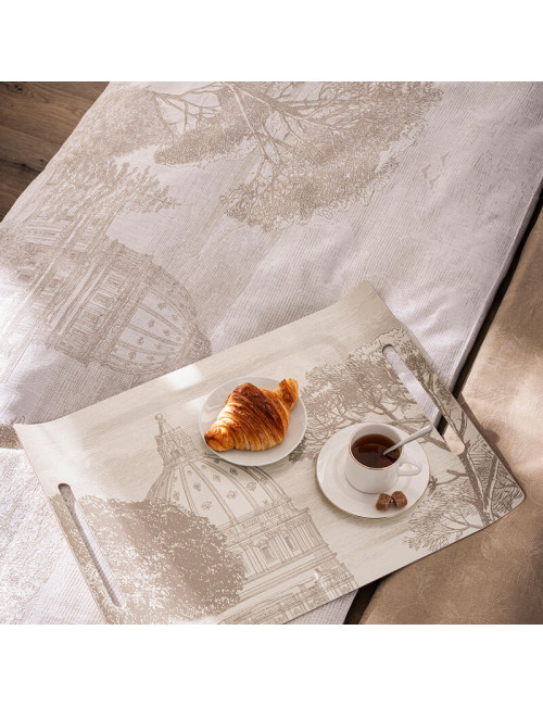 Housse de courtepointe Symphonie Le Jacquard Français coton lin