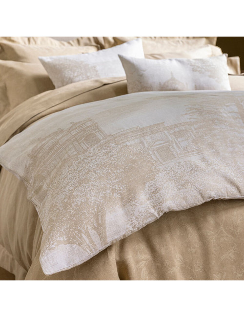 Housse de courtepointe Symphonie Le Jacquard Français coton lin