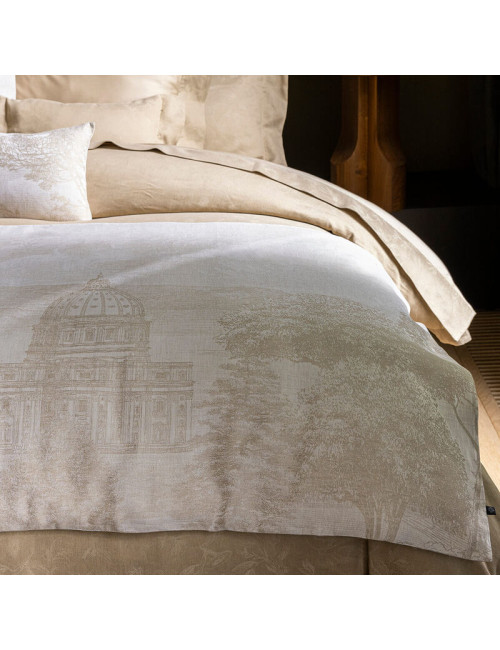 Housse de courtepointe Symphonie Le Jacquard Français coton lin