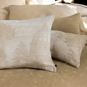 Housse de coussin Symphonie Le Jacquard Français coton lin - 2 dimensions