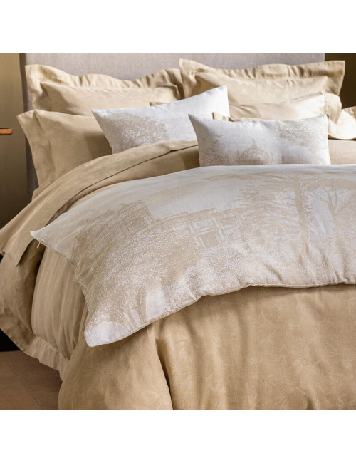 Housse de coussin Symphonie Le Jacquard Français coton lin - 2 dimensions