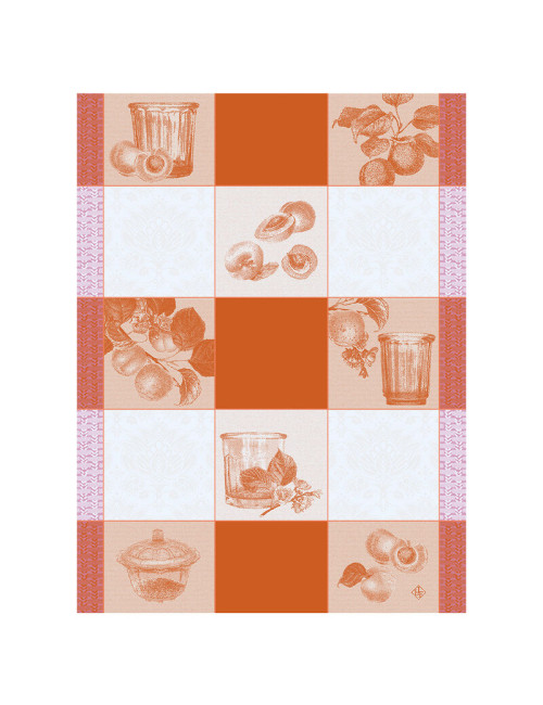 Torchon Confiture Carreaux Le Jacquard Français en coton - 3 coloris