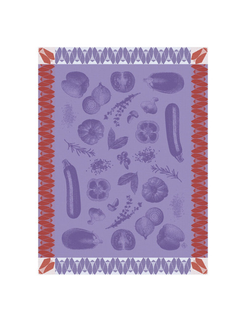 Torchon Ratatouille Le Jacquard Français en coton - 3 coloris