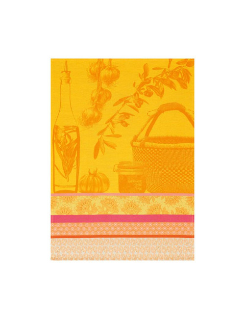Torchon Saveurs de Provence Le Jacquard Français en coton - 3 coloris