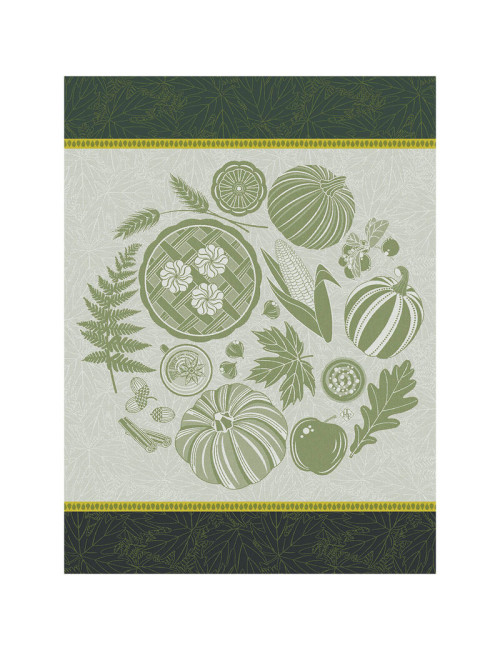 Torchon Thanksgiving Le Jacquard Français en coton - 3 coloris